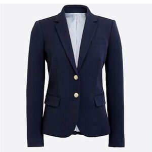 J. Crew Navy Blue Wool Blazer